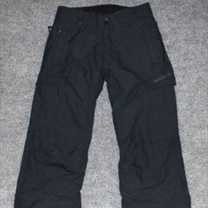 QUIKSILVER YOUTH XL MISSION DRYFLIGHT INSULATED BLACK SNOW PANT Snowboard sz XL